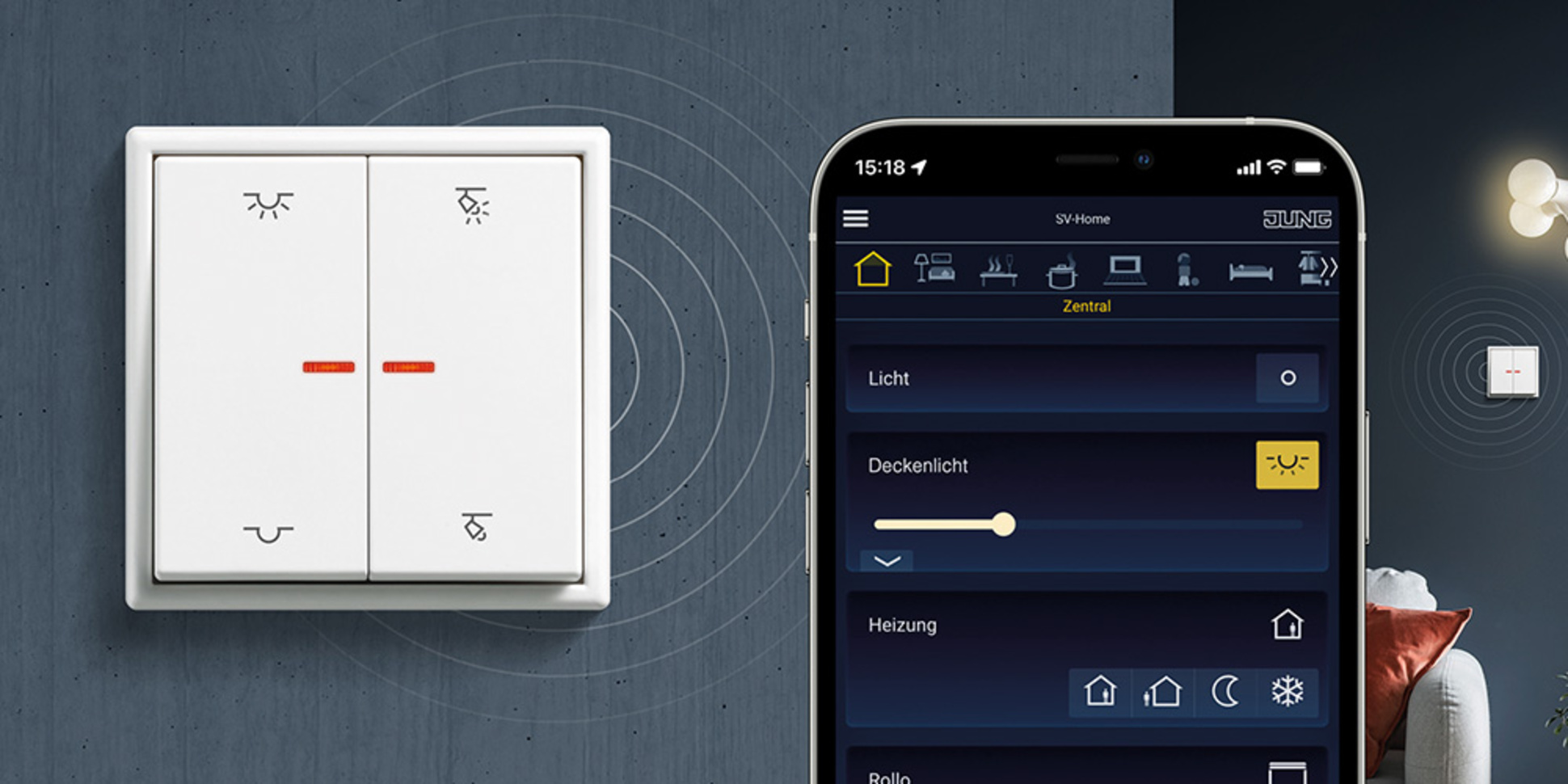 KNX RF Taster bei Elektro Schweizer in Nürtingen